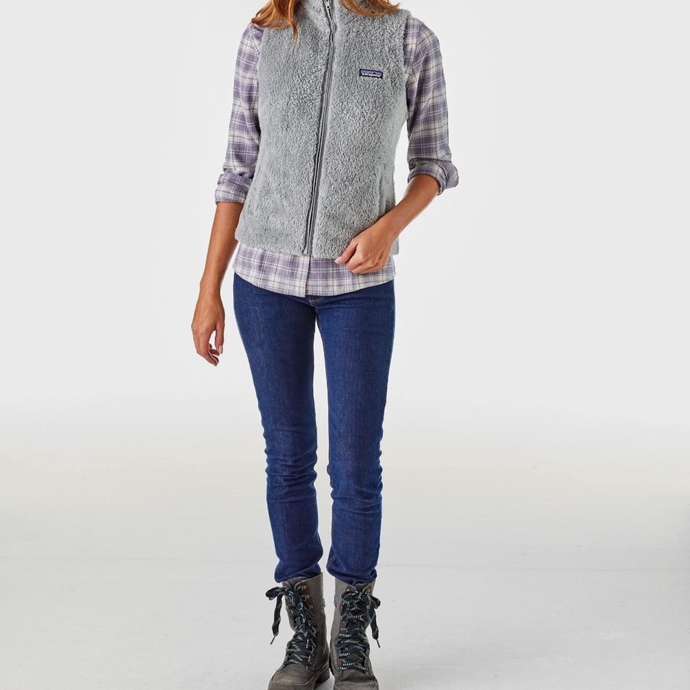 Patagonia Women's Los Gatos Fleece Vest Grey Sz S